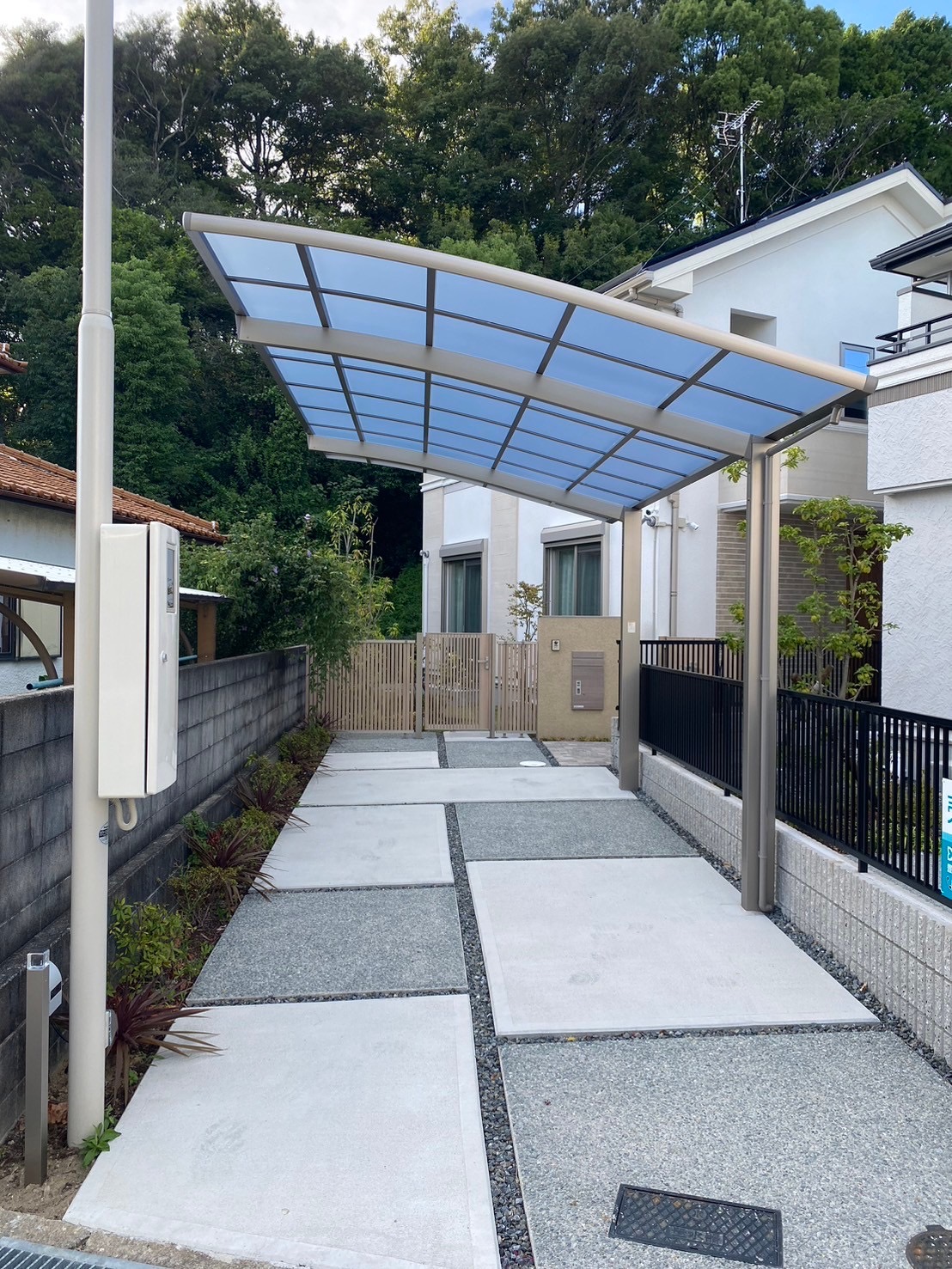 戸建て＞外構工事　写真4枚