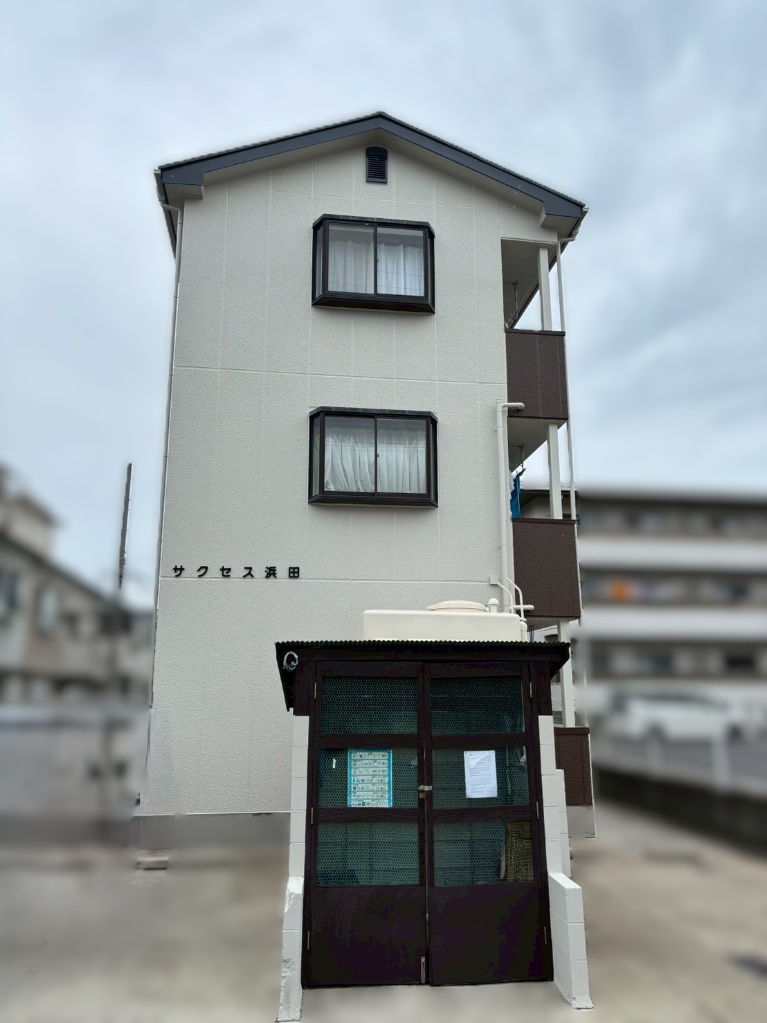 マンション＞外壁塗装工事　写真４枚